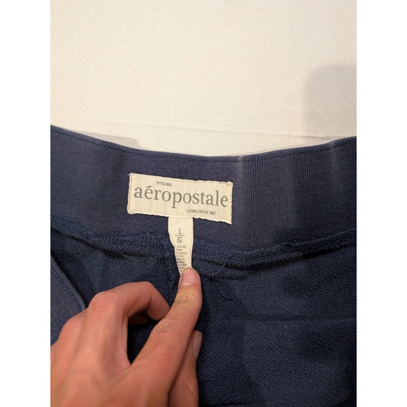 Aeropostale Womens Large/Medium Lounge Micro Shorts Bundle Navy Blue Turquoise - Picture 6 of 8